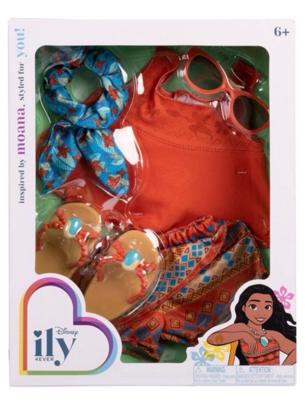 Jakks Disney ILY 4ever 18" Moana Barbie Doll Inspired Fashion Pack Clothes 22113